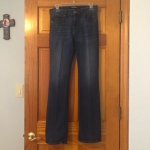 Express Mid-rise Barely Boot Jeans